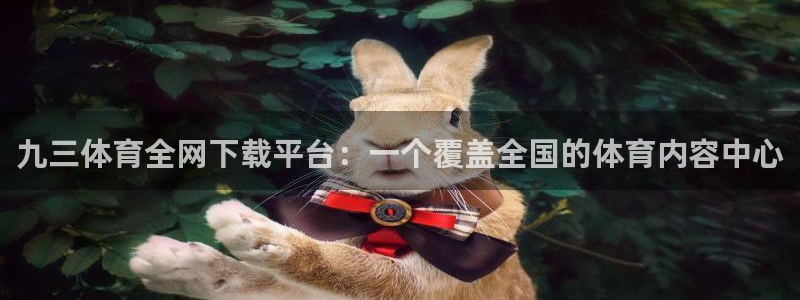 九三体育全网下载平台：一个覆盖全国的体育内容中心